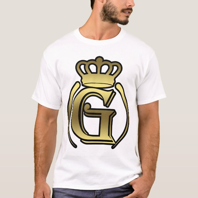 G crown Alphabet style T-Shirt (Front)