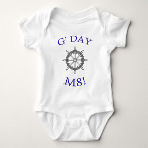 "G' Day M8!" Baby Bodysuit