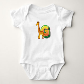 G for Giraffe Baby Bodysuit