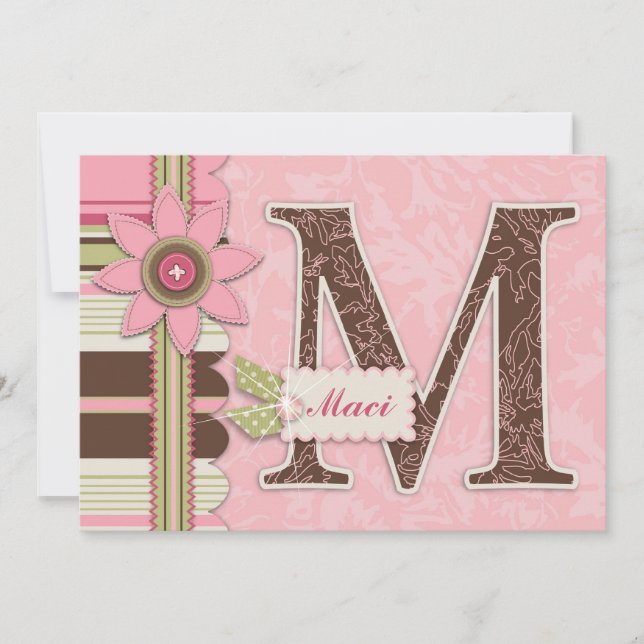 G Girl Invitation Card M (Front)