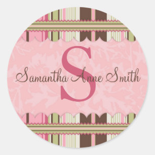 G Girl Sticker Monogram