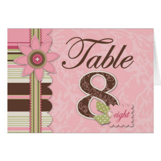 G Girl Table Card 8