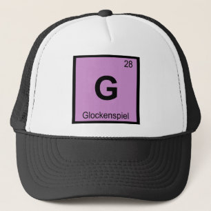 G - Glockenspiel Chemistry Periodic Table Symbol Trucker Hat