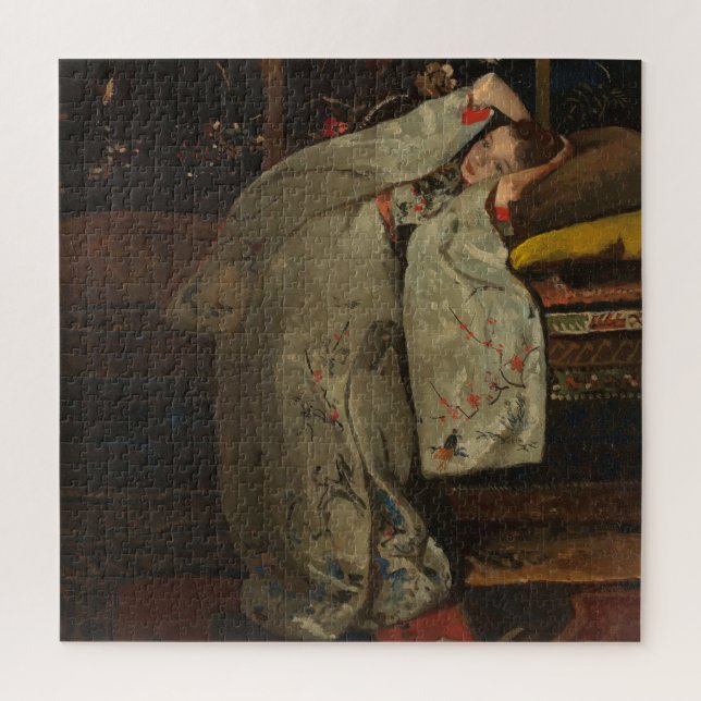 G.H. Breitner, Girl in a White Kimono - Fine Art Jigsaw Puzzle (Vertical)