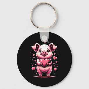 G Holding Heart Valentines Day Cute Valentine 1  Key Ring