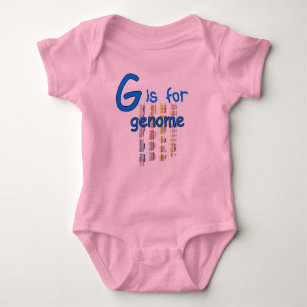 G is for genome baby bodysuit