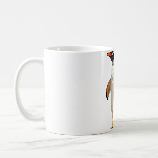 G is for Gentoo Penguin Coffee Mug (Left)