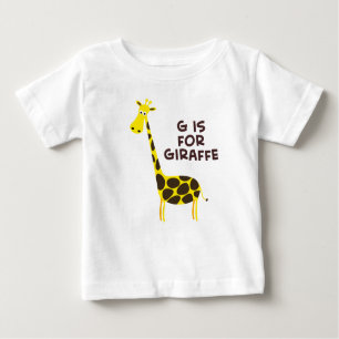 G is For Giraffe Baby T-Shirt
