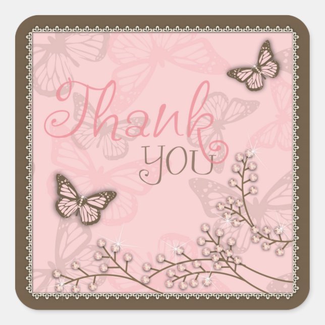 G is for Girl TY Square Sticker (Front)