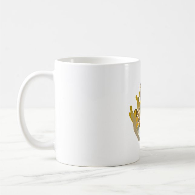 G is for Glass Frog  Coffee Mug (Left)