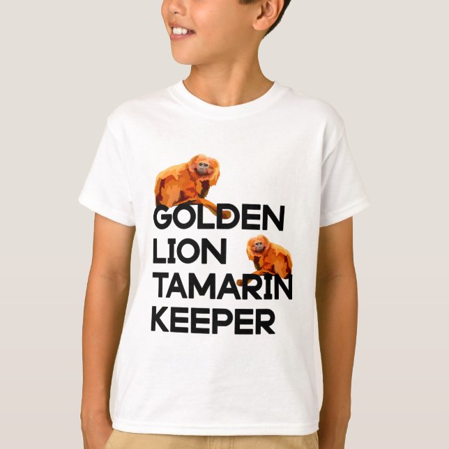 G is for Golden Lion Tamarin Keeper T-Shirt (Front)