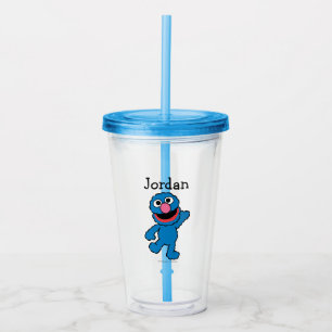 G is for Grover Add Your Name Acrylic Tumbler