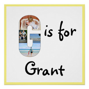 G is for Name Poster