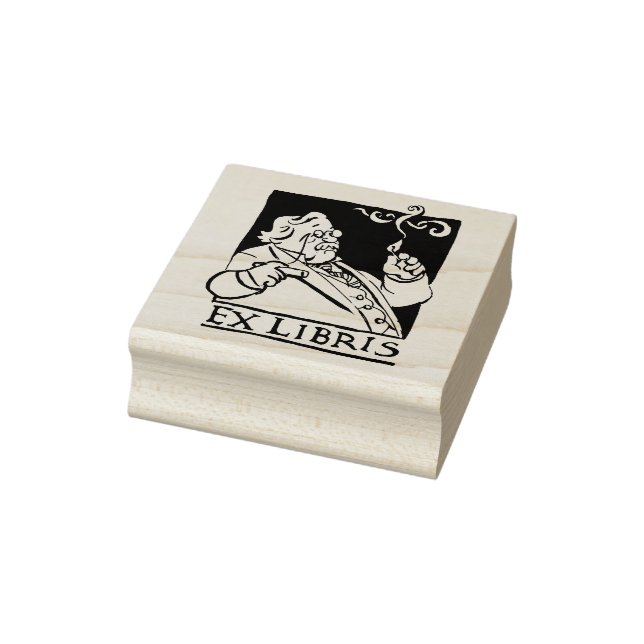 G.K.Chesterton Bookplate stamp (Stamp)