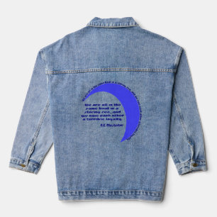 G. K. Chesterton Stormy Sea Denim Jacket