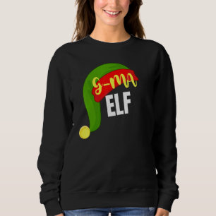 G-Ma Elf Matching Family Group Christmas Party Paj Sweatshirt