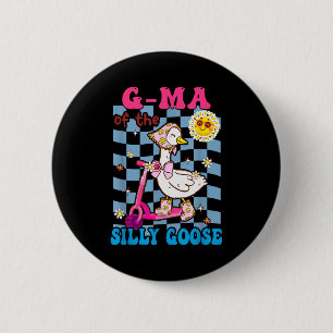 G Ma Of The Silly Goose First Birthday Family Matc 6 Cm Round Badge