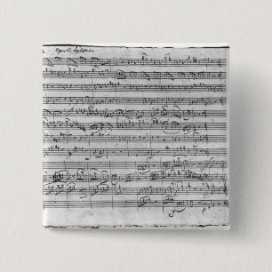 G major for violin, harpsichord and violoncello 3 15 cm square badge