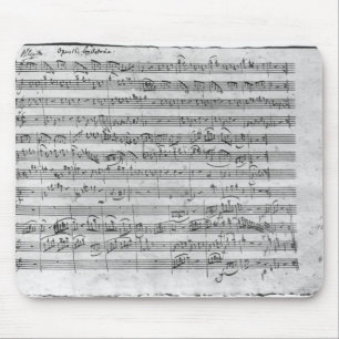 G major for violin, harpsichord and violoncello 3 mouse pad