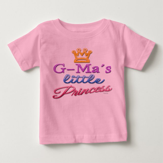 G-Ma's Little Princess Baby Toddler T-Shirt (Front)