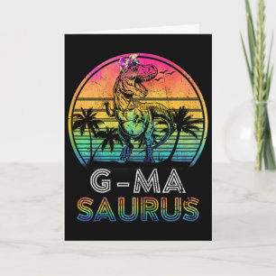 G-masaurus Dinosaur G-ma Saurus Family Matching Ti Card