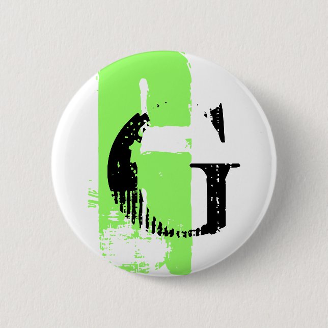 G Monogram - Customisable Button (Front)