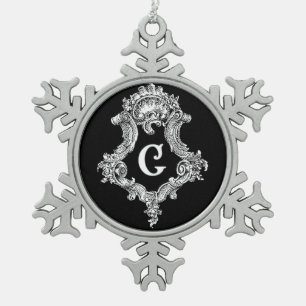 G Monogram Initial Ornament