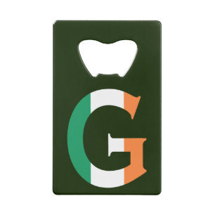 G Monogram overlaid on Irish Flag bocnt