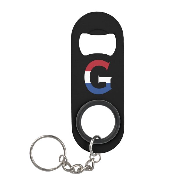 G Monogram overlaid on NLD Flag on bk bocnt (Front)