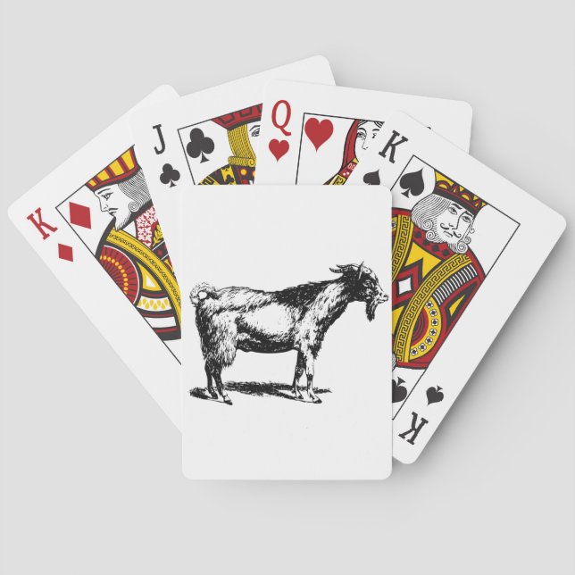 G.O.A.T Greatest Of All Time GOAT Playing Cards (Back)