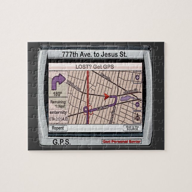 G.P.S. God Personal Saviour Jigsaw Puzzle (Horizontal)