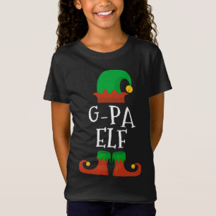G-Pa Elf Christmas Matching Family Funny Pajama Pj T-Shirt