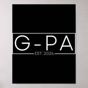 G-pa Est. 2026 Expect Baby 2026, G-pa 2026 New G-p Poster