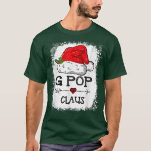 G Pop Claus Christmas Light Pajama Family Matching T-Shirt