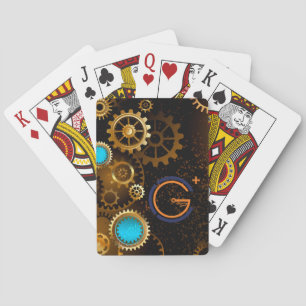 G+STEAM Custom Design with Gears  Playing Cards