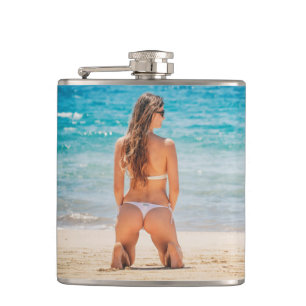 G-STRING BEACH GIRL Flasks