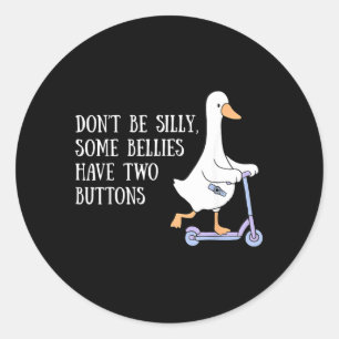 G-Tube Awareness Silly Goose Tubie Mum Feeding Classic Round Sticker