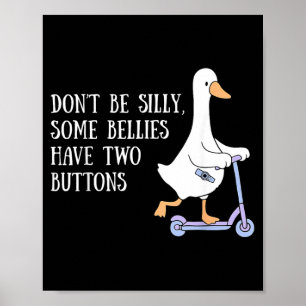 G-Tube Awareness Silly Goose Tubie Mum Feeding Poster