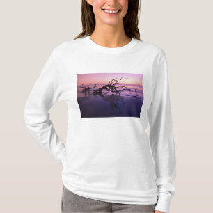 GA Jekyll Island, Tree graveyard on beach at T-Shirt