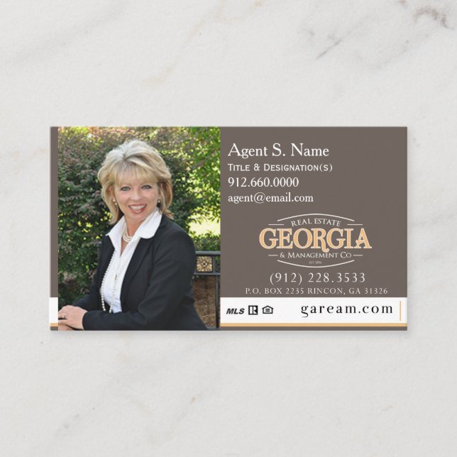 GA STANDARD BUSINESS CARD (Front)