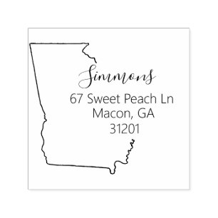GA   State of Georgia Return Address Stamp