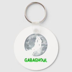 Gabaghoul Funny Hand Moon Bigfoot Santa Christmas Key Ring