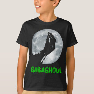 Gabaghoul Funny Hand Moon Bigfoot Santa Christmas T-Shirt