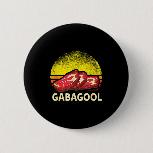 Gabagool Cacola Meat Lover New Jersey Italian Gift 6 Cm Round Badge