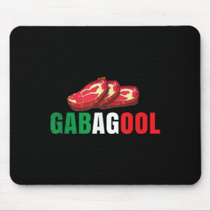 Gabagool Cacola Meat New Jersey Italian Pride Gift Mouse Pad