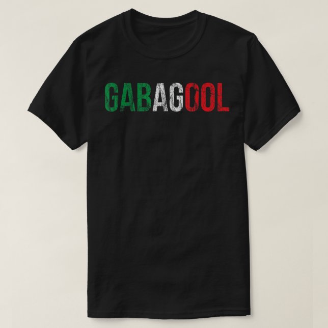Gabagool Capicola Meat New Jersey Italian Pride Gi T-Shirt (Design Front)