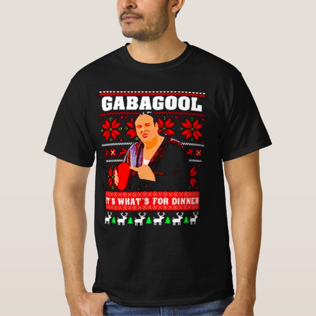 Gabagool day retro T-Shirt (Front)