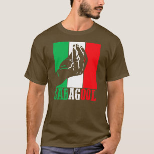 Gabagool Italian American Meat with Hand Sign T-Shirt