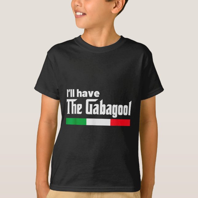 Gabagool Italy For Italians Cacola Nj New Jersey  T-Shirt (Front)