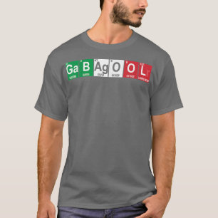 Gabagool Periodic Table Science Italian Capicola 8 T-Shirt